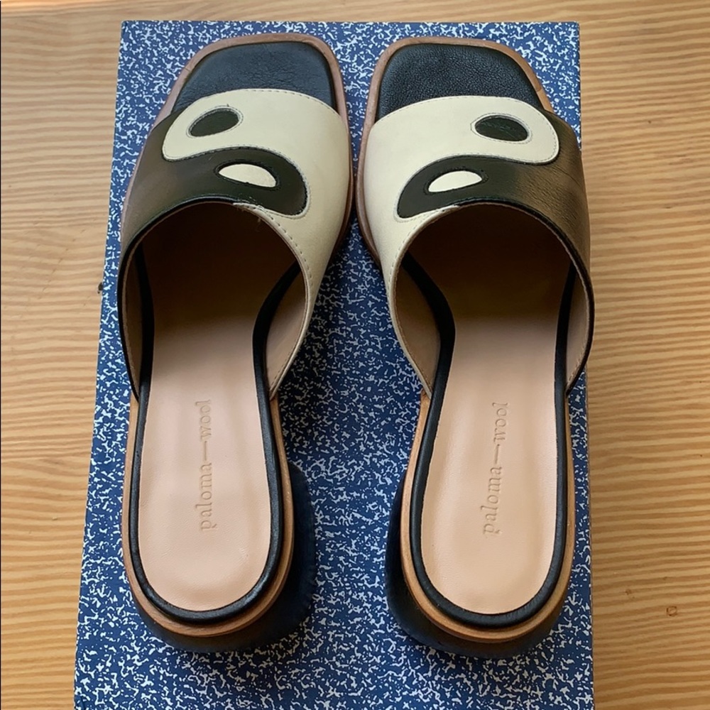 Paloma Wool balance mule yin yang Anthropologie - Picture 4 of 5